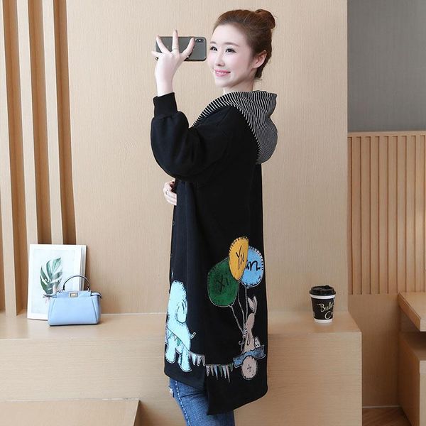 women's trench coats weihaobang 2021 autumn large thin loose solid color single breasted hooded long sleeve medium coat, Tan;black
women's trench coats weihaobang 2021 autumn large thin loose solid color single breasted hooded long sleeve medium coat, Tan;black