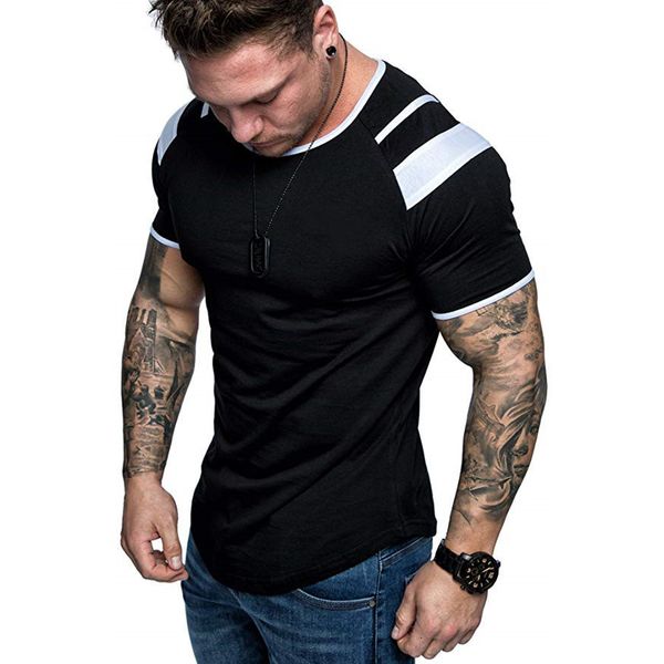 New Men's T-thin The-neck Short Hip Sport Top Summer Basic Fashion Shirt Plus Size Uuy0, White;black
New Men's T-thin The-neck Short Hip Sport Top Summer Basic Fashion Shirt Plus Size Uuy0, White;black