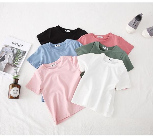 kids t-shirts clothing candy color short sleeve casual tees children solid backing shirt summer boys girls fashion tee, Blue
kids t-shirts clothing candy color short sleeve casual tees children solid backing shirt summer boys girls fashion tee, Blue