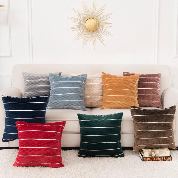 pillow case stylish soft comfortable home textile products sofa pillowcase skin-friendly cushion cover solid color striped
pillow case stylish soft comfortable home textile products sofa pillowcase skin-friendly cushion cover solid color striped