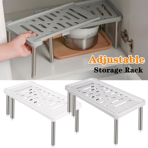 hooks & rails adjustable kitchen storage rack organizer creative stratification cupboard shelf bathroom home closet organiser cabinet holder
hooks & rails adjustable kitchen storage rack organizer creative stratification cupboard shelf bathroom home closet organiser cabinet holder