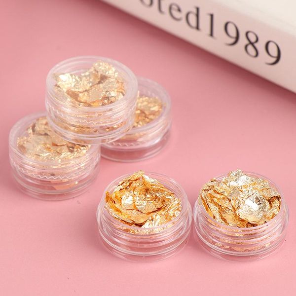 nail art decorations 5 boxs gold leaf flakes foil paper for diy flake decor, Silver;gold
nail art decorations 5 boxs gold leaf flakes foil paper for diy flake decor, Silver;gold