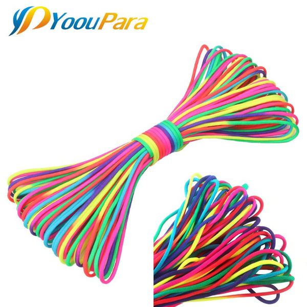 outdoor gadgets 8-100 meters rainbow paracord 550 parachute polyestcord lanyard tent rope guyline mil spec 7 strand for hiking camping
outdoor gadgets 8-100 meters rainbow paracord 550 parachute polyestcord lanyard tent rope guyline mil spec 7 strand for hiking camping