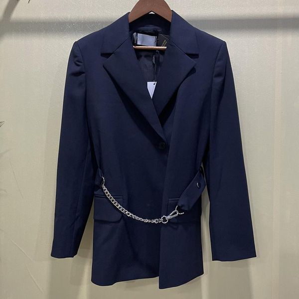 women's suits & blazers autumn wool blended blazer office ladies jacket french brand with metal belt commuter women, White;black
women's suits & blazers autumn wool blended blazer office ladies jacket french brand with metal belt commuter women, White;black