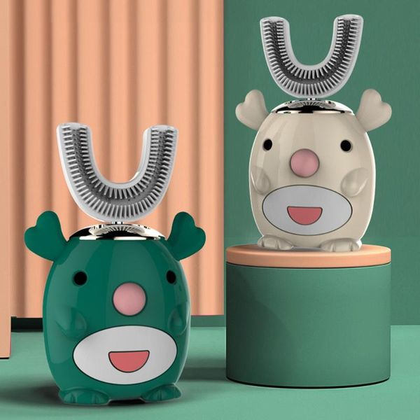 smart electric toothbrush 360 degrees u-shape kids silicon automatic tooth brush cartoon pattern for children
smart electric toothbrush 360 degrees u-shape kids silicon automatic tooth brush cartoon pattern for children
