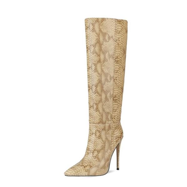 boots customized color big size for girls fashion pointed toe snakeskin women knee high heeled dress shoes handmade, Black
boots customized color big size for girls fashion pointed toe snakeskin women knee high heeled dress shoes handmade, Black