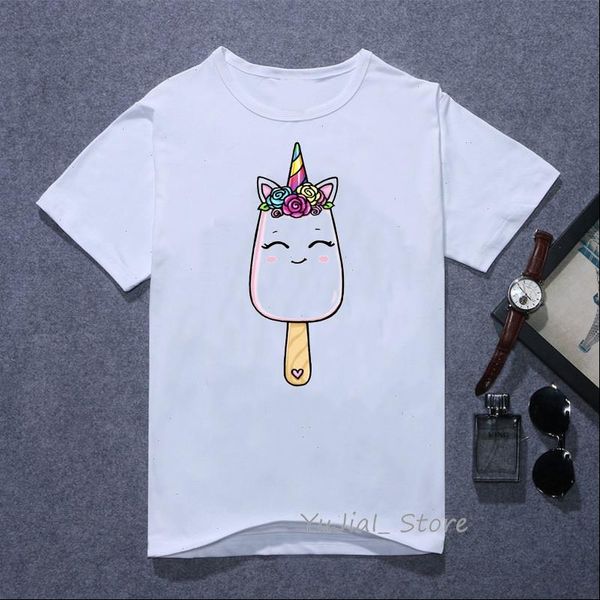 2021 funny t shirt women unicorn ice cream rainbow print female t shirt summer tee shirt femme casual tshirt femme, White
2021 funny t shirt women unicorn ice cream rainbow print female t shirt summer tee shirt femme casual tshirt femme, White