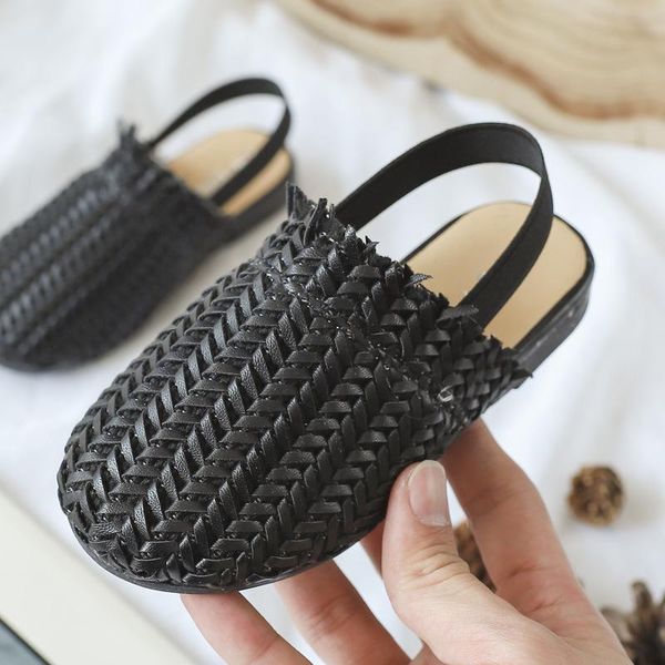 sandals summer kids for girls braided fashion toddler baby pu leather beach shoes soft children casual princess slippers, Black;red
sandals summer kids for girls braided fashion toddler baby pu leather beach shoes soft children casual princess slippers, Black;red