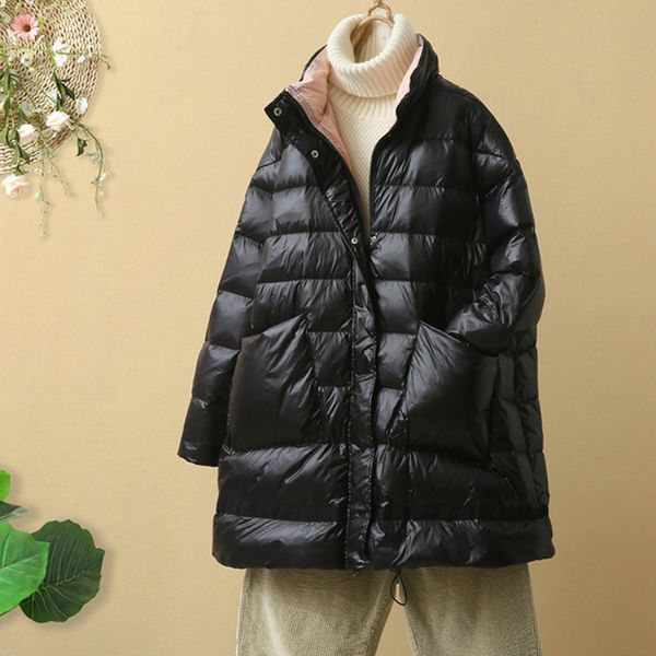 2021 new winter 90% ultra light white duck jacket women loose down coat female warm parkas snow outwear pp424 iiz0, Black
2021 new winter 90% ultra light white duck jacket women loose down coat female warm parkas snow outwear pp424 iiz0, Black