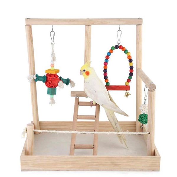 small animal supplies parrot swing climbing ladder deskstand wooden playground training perch toy drop
small animal supplies parrot swing climbing ladder deskstand wooden playground training perch toy drop