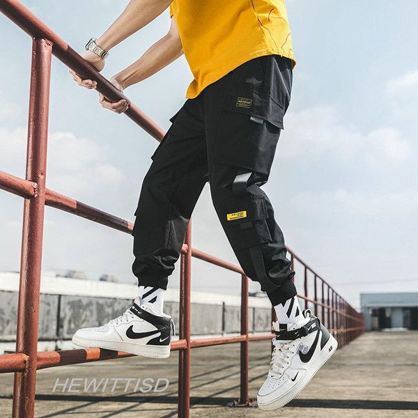 men's pants 2021 hip hop joggers cargo men harem multi-pocket ribbons man sweatpants streetwear casual mens s-5xl, Black
men's pants 2021 hip hop joggers cargo men harem multi-pocket ribbons man sweatpants streetwear casual mens s-5xl, Black
