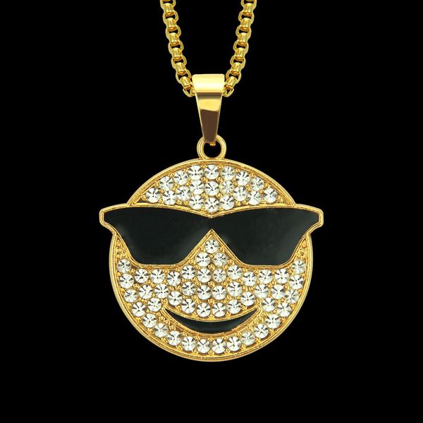 amulet neck pendants hip hop diamond set smiling face glasses pendant necklace, Silver
amulet neck pendants hip hop diamond set smiling face glasses pendant necklace, Silver