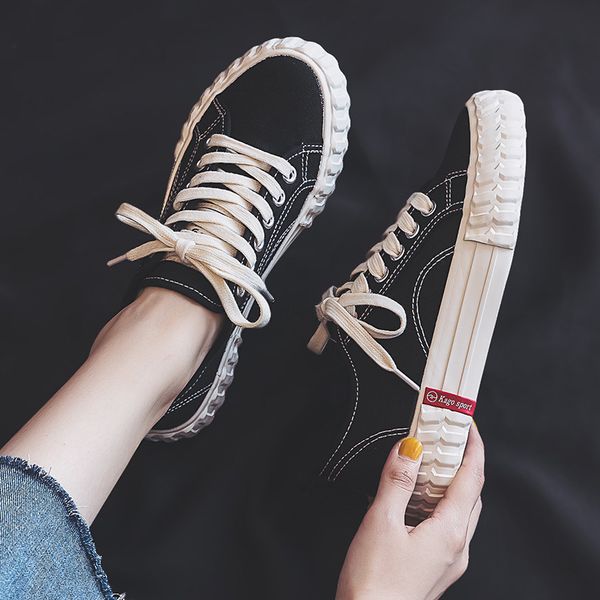 women canvas shoes cookie sneakers solid color all match chunky sole lace up girls white trainers ins fashion style shoe aa-249
women canvas shoes cookie sneakers solid color all match chunky sole lace up girls white trainers ins fashion style shoe aa-249