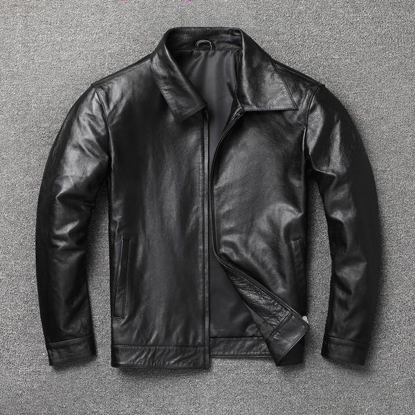 men's leather & faux .father gift.wholesales. genuine jacket.black simple cowhide coat.plus size.casual slim cloth
men's leather & faux .father gift.wholesales. genuine jacket.black simple cowhide coat.plus size.casual slim cloth