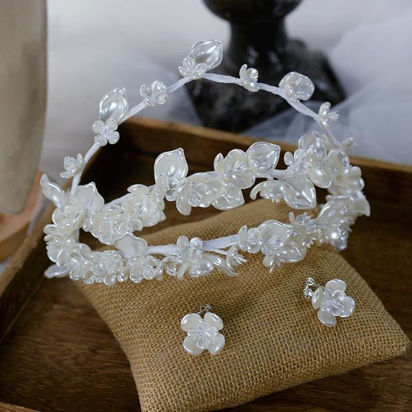 hair clips & barrettes white flower acrylic crown set with earrings handmade bridal tiara 2021 trends wedding dress accessories women jewelr, Golden;silver
hair clips & barrettes white flower acrylic crown set with earrings handmade bridal tiara 2021 trends wedding dress accessories women jewelr, Golden;silver