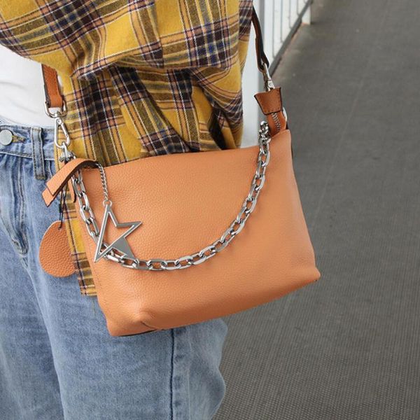 Women's Fashion Genuine Leather Shoulder Bag Luxury Design 100% Cowhide High-End Messenger Bag Spring Tassel Crossbody Flap
Women's Fashion Genuine Leather Shoulder Bag Luxury Design 100% Cowhide High-End Messenger Bag Spring Tassel Crossbody Flap