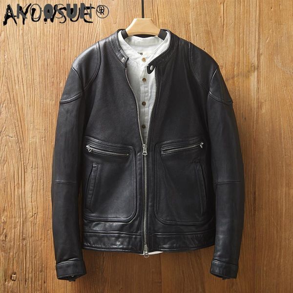 men's leather & faux akoosun sheepskin coat genuine jacket men spring autumn short motorcycle biker fashion mg9-k9115 kj4427, Black
men's leather & faux akoosun sheepskin coat genuine jacket men spring autumn short motorcycle biker fashion mg9-k9115 kj4427, Black