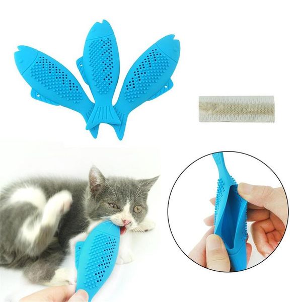 cat toys fish shape toothbrush with 2pcs catnip soft silicone pet dog cleaning chew toy dental grooming washing tooth tools
cat toys fish shape toothbrush with 2pcs catnip soft silicone pet dog cleaning chew toy dental grooming washing tooth tools