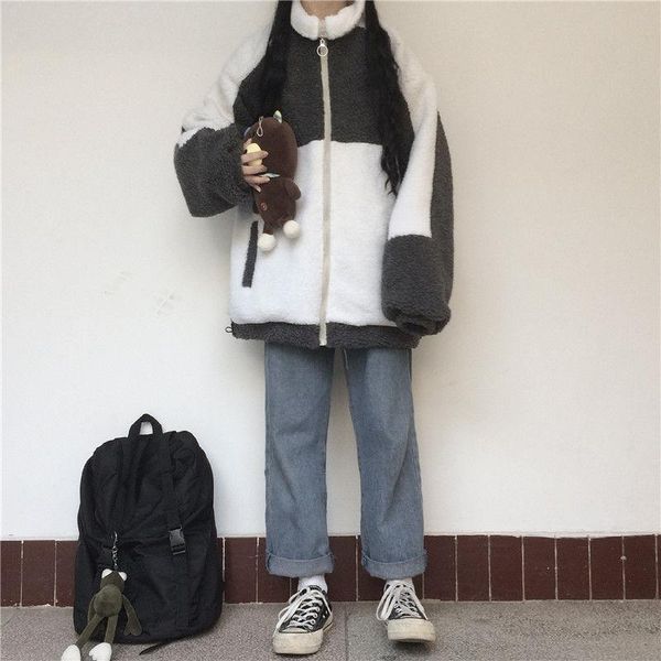 women's jackets jacket in autumn and winter -- cashmere sweater for female students, Black;brown
women's jackets jacket in autumn and winter -- cashmere sweater for female students, Black;brown
