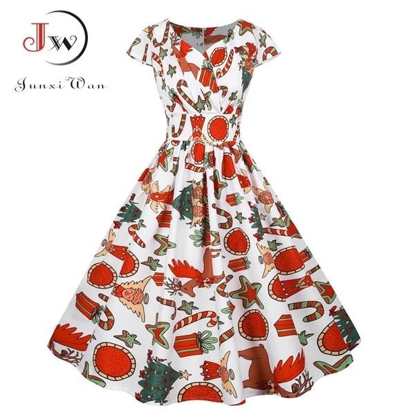 s~ 3xl women christmas dress 2021 new short sleeve v neck elegant vintage midi xmas party sundress plus size winter clothes 210316, Black;gray
s~ 3xl women christmas dress 2021 new short sleeve v neck elegant vintage midi xmas party sundress plus size winter clothes 210316, Black;gray