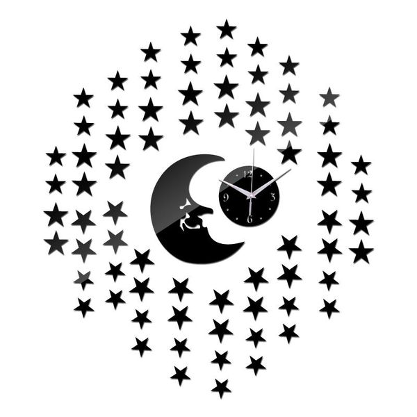 wall clocks europe style quartz stars and moon decor watches diy mirror acrylic material sticker
wall clocks europe style quartz stars and moon decor watches diy mirror acrylic material sticker