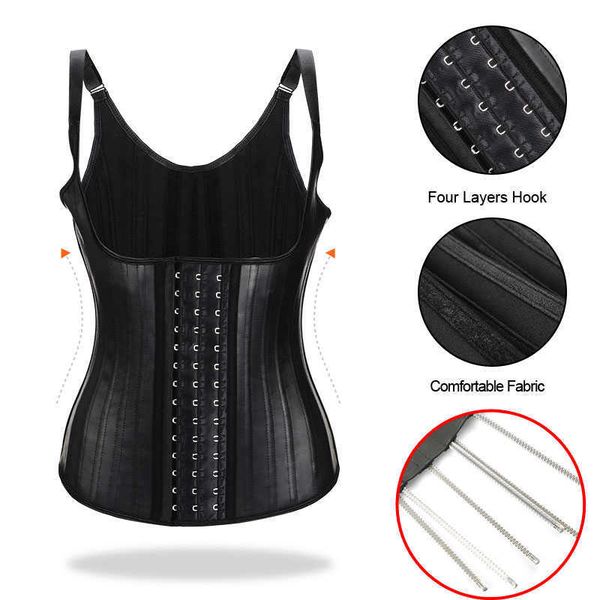 waist trainer women latex binders slimming belly sheath corset colombian girdles binders shaper modeling strap body shapewear 211029, Black;white
waist trainer women latex binders slimming belly sheath corset colombian girdles binders shaper modeling strap body shapewear 211029, Black;white