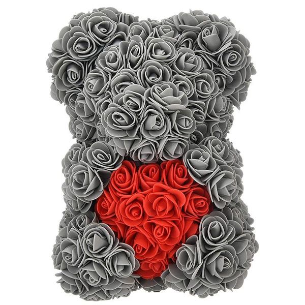 over 250 flowers on each rose bear, gift for mother's day, valentine's day, anniversaries and bridal showers - gray
over 250 flowers on each rose bear, gift for mother's day, valentine's day, anniversaries and bridal showers - gray