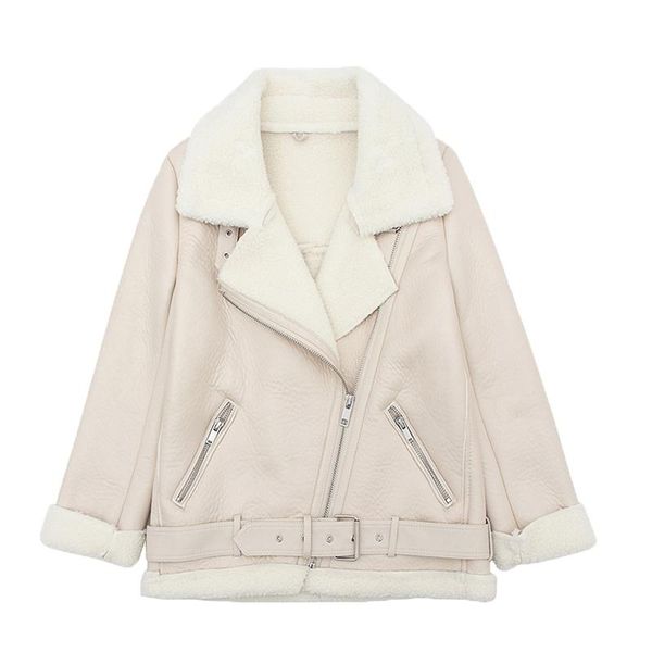 ly varey lin women winter turndown collar warm thick faux leather lambs wool fur collar suede jacket faux lamb leather coats, Black
ly varey lin women winter turndown collar warm thick faux leather lambs wool fur collar suede jacket faux lamb leather coats, Black