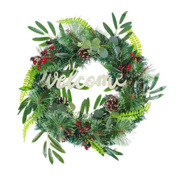 decorative flowers & wreaths 1pc xmas olive branch pine wreath delicate artificial plant pendant decor
decorative flowers & wreaths 1pc xmas olive branch pine wreath delicate artificial plant pendant decor