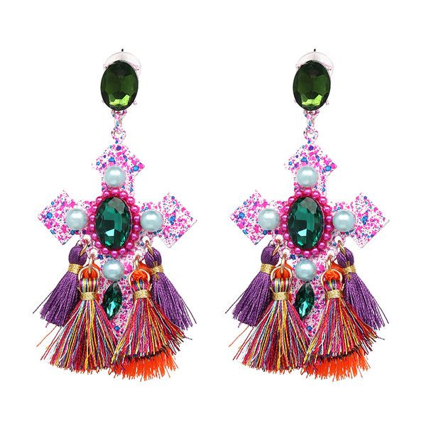 crystal statement big drop earrings vintage baroque tassel earrings jewelry for women bijoux, Silver
crystal statement big drop earrings vintage baroque tassel earrings jewelry for women bijoux, Silver