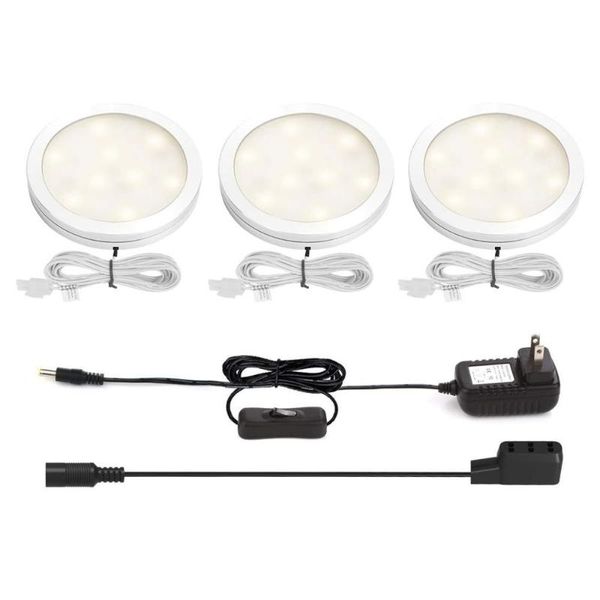 3pcs led under cabinet lighting fixtures led puck lights kit cupboard indoor closet night light for kitchen,closet, stairs
3pcs led under cabinet lighting fixtures led puck lights kit cupboard indoor closet night light for kitchen,closet, stairs