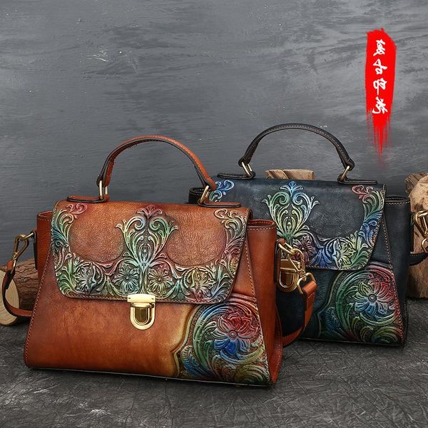 2020 cowhide new bag female head summer women's handbag messenger embossed flower layer one-shoulder women lovhk
2020 cowhide new bag female head summer women's handbag messenger embossed flower layer one-shoulder women lovhk