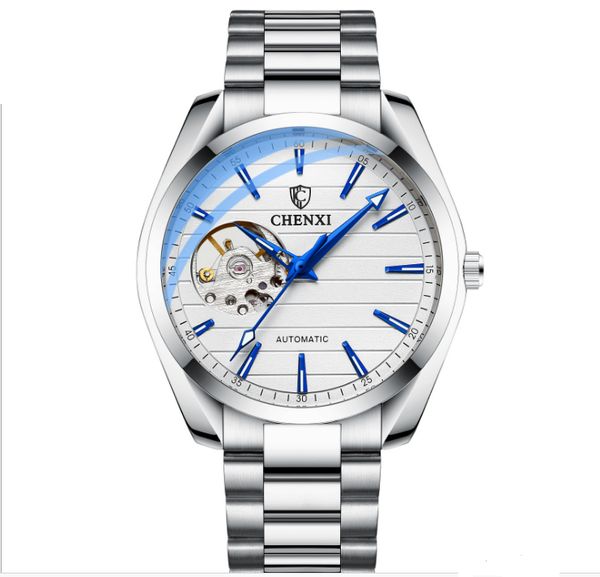 chenxin automatic mechanical transparent movement luminous mens watch tourbillon skeleton watches stainless steel band wearproof gentlemen w, Slivery;brown
chenxin automatic mechanical transparent movement luminous mens watch tourbillon skeleton watches stainless steel band wearproof gentlemen w, Slivery;brown