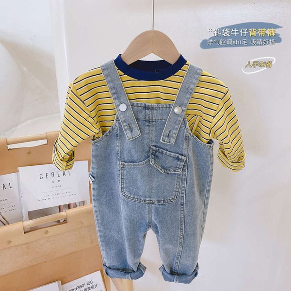 loose and fashionable jeans suspenders children's trousers boys' new leisure pants in spring ck067, Blue
loose and fashionable jeans suspenders children's trousers boys' new leisure pants in spring ck067, Blue