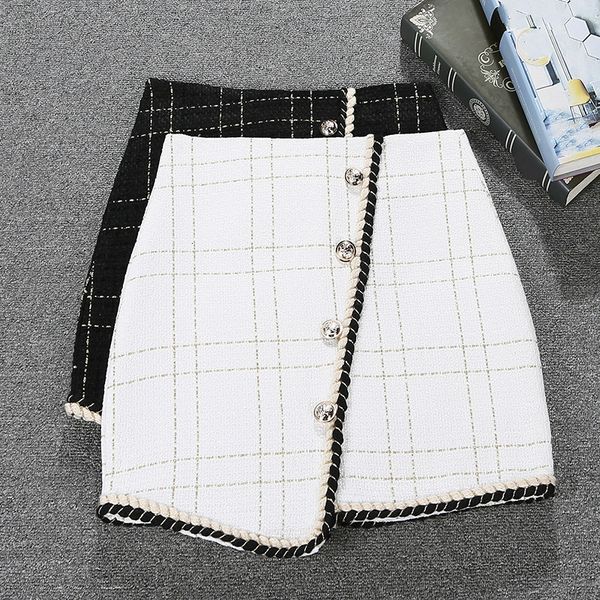 2021 graceful female autumn irregular new winter plaid high-waisted hip-line skirt kkgw, Black
2021 graceful female autumn irregular new winter plaid high-waisted hip-line skirt kkgw, Black