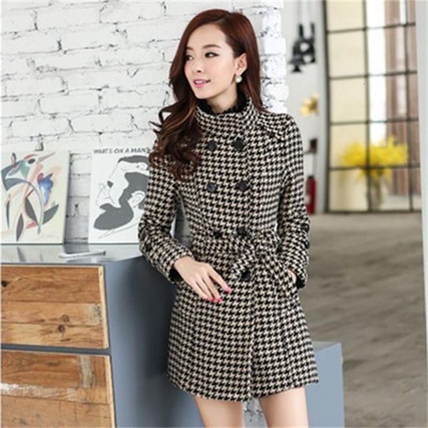 2021 plaid jacket windbreaker large size long paragraph autumn and winter double-breasted slim woolen coat female ynwx, Black
2021 plaid jacket windbreaker large size long paragraph autumn and winter double-breasted slim woolen coat female ynwx, Black