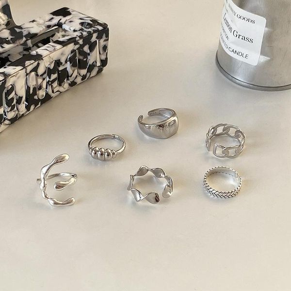 cluster rings silvology 925 sterling silver 6 style glossy chain for women japan korea vintage layers minimalist jewelry designers, Golden;silver
cluster rings silvology 925 sterling silver 6 style glossy chain for women japan korea vintage layers minimalist jewelry designers, Golden;silver