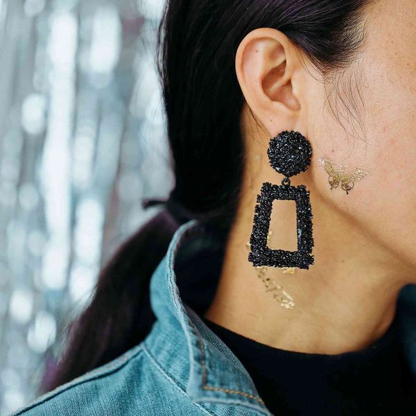 charms earrings han zhishang's ear accessories: creative exaggeration, personality, punk style, geometric color , female, Golden
charms earrings han zhishang's ear accessories: creative exaggeration, personality, punk style, geometric color , female, Golden