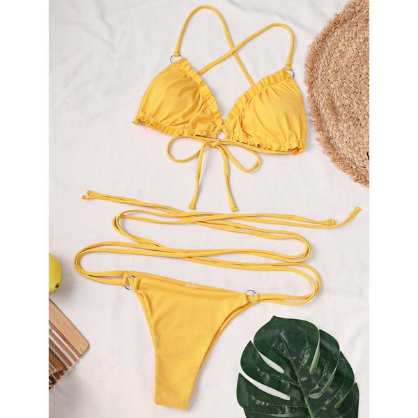 women's swimwear brazilian thong bikini mujer women bandage solid swimsuit micro-bikini set summer beachwear swim suit, White;black
women's swimwear brazilian thong bikini mujer women bandage solid swimsuit micro-bikini set summer beachwear swim suit, White;black