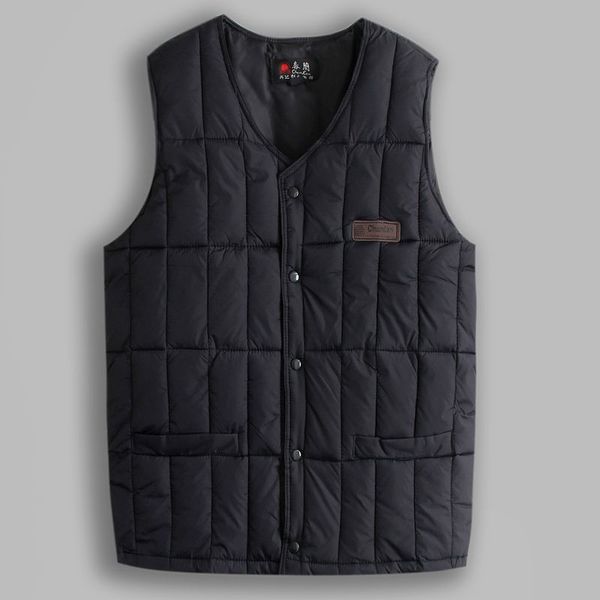 middle aged old men's warm vest with cotton waistcoat, dad's down jacket, autumn and winter, Black;white
middle aged old men's warm vest with cotton waistcoat, dad's down jacket, autumn and winter, Black;white