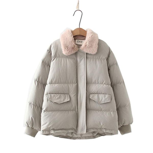 women's down & parkas casual lapel solid color thick padded jacket autumn/winter fashion loose top, Black
women's down & parkas casual lapel solid color thick padded jacket autumn/winter fashion loose top, Black
