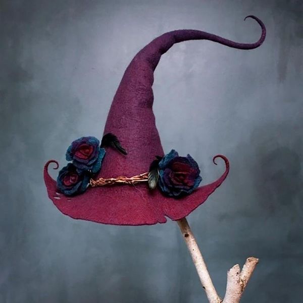 party hats 1pcs halloween felt witch hat wizard fashion headgear props cosplay costume accessories
party hats 1pcs halloween felt witch hat wizard fashion headgear props cosplay costume accessories