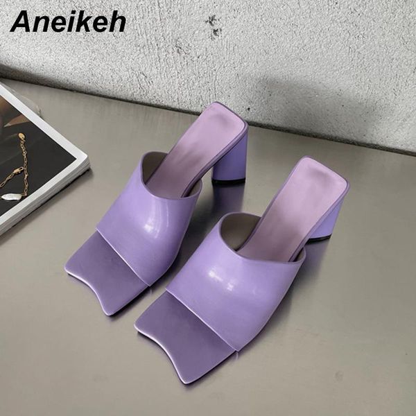 slippers aneikeh 2021 fashion pu women's shoes summer retro pleated square heel peep toe shallow solid party neutral dress, Black
slippers aneikeh 2021 fashion pu women's shoes summer retro pleated square heel peep toe shallow solid party neutral dress, Black