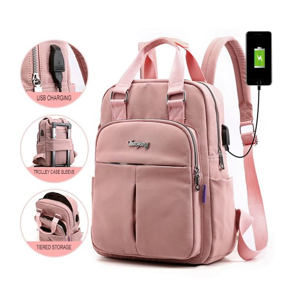 anti theft usb charge nylon backpack waterproof women school backpacks bagpack school bags teenage girls travel bag
anti theft usb charge nylon backpack waterproof women school backpacks bagpack school bags teenage girls travel bag