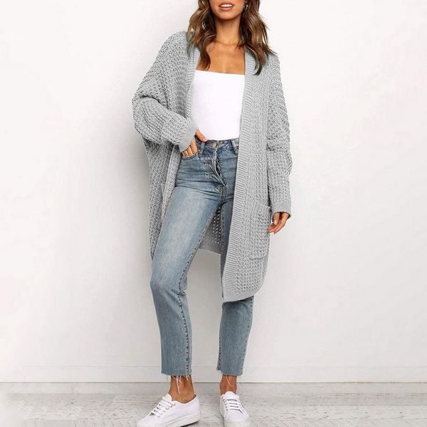 women's knits & tees oeak long cardigan coat women sweater thick knitted warm female casual oversized jacket autumn, White
women's knits & tees oeak long cardigan coat women sweater thick knitted warm female casual oversized jacket autumn, White