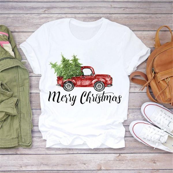 2021 fashion new women t shirt merry christmas tree truck graphic tees print ladies girls white t-shirts t-shirt
2021 fashion new women t shirt merry christmas tree truck graphic tees print ladies girls white t-shirts t-shirt
