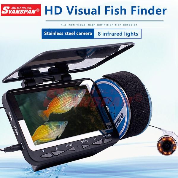 syanspan fish finder underwater ice fishing camera 4.3" lcd monitor 8pcs led night vision camera for fishing lake river sea
syanspan fish finder underwater ice fishing camera 4.3" lcd monitor 8pcs led night vision camera for fishing lake river sea
