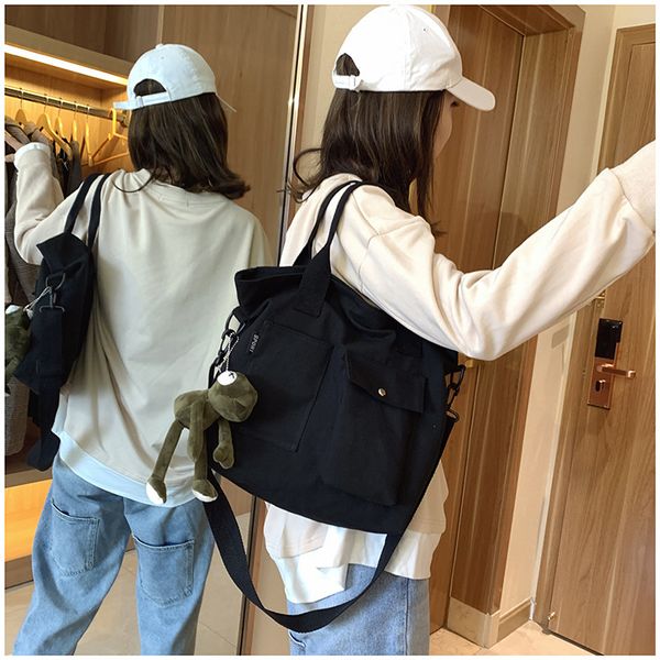2020 new fashion women bag tote canvas bag korean version of the female bag simple one-shoulder diagonal handbag, Black;red
2020 new fashion women bag tote canvas bag korean version of the female bag simple one-shoulder diagonal handbag, Black;red
