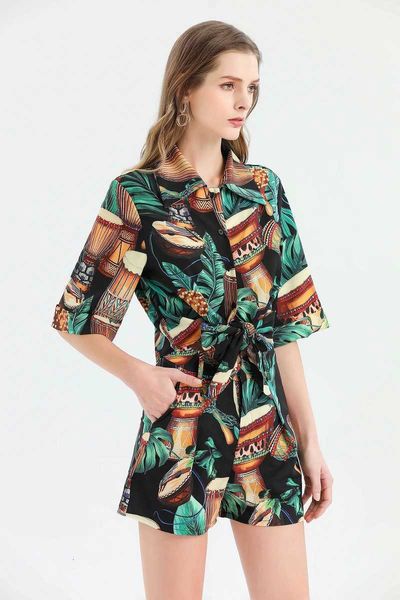 women's two piece pants defines spring casual summer ladies african prints crop + green leaves printing shorts together two pieces n51, White
women's two piece pants defines spring casual summer ladies african prints crop + green leaves printing shorts together two pieces n51, White