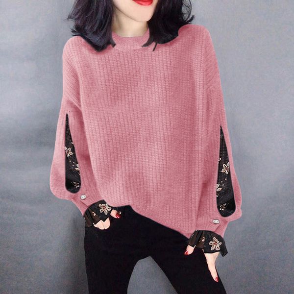 2021 new soft female long slit sleeve warm knitted jumper solid office ladies women pullover pink color autumn winter sweater zbhm, White;black
2021 new soft female long slit sleeve warm knitted jumper solid office ladies women pullover pink color autumn winter sweater zbhm, White;black